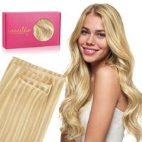 #16/22 Light Blonde Highlighted Golden Blonde