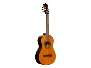 Stagg 3/4 Scale Classical Guitar - Spruce Top, Black ABS Binding, Nato Neck, Walnut Fingerboard, Lyre Machine Heads, Natural Finish