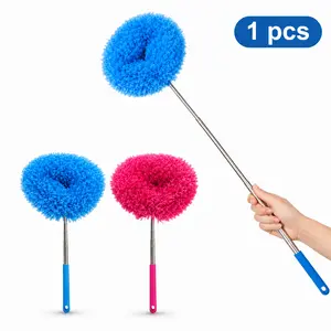 Anti‑Static Extendable Feather Duster | 360° Bendable High-Reach Cobweb & Dust Remover, Mess-Free Electrostatic Cleaner for Narrow Crevices, Ceiling Corners & Blinds, Time-Saving Multi-Surface Spring Cleaning Tool & Daily Household CleanTok Essential