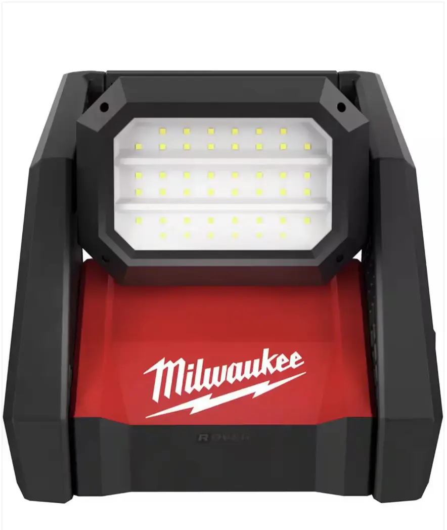 Milwaukee M18 GEN-2 18V Lithium-Ion Cordless 4000 Lumens ROVER LED AC/DC Flood Light with Integrated Handle, Ideal for Large Areas (2366-20)
