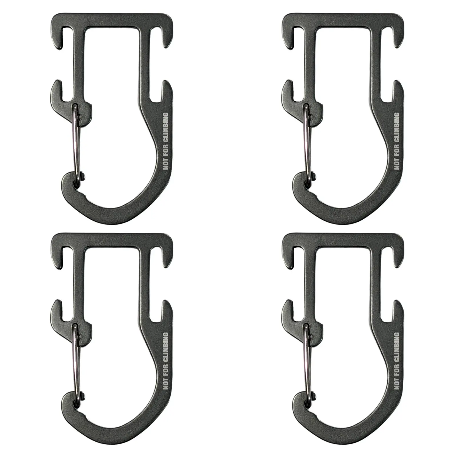 4 Military Molle Tactical Attachment Backpack Vest Gear Snap Clip Hook Keepers