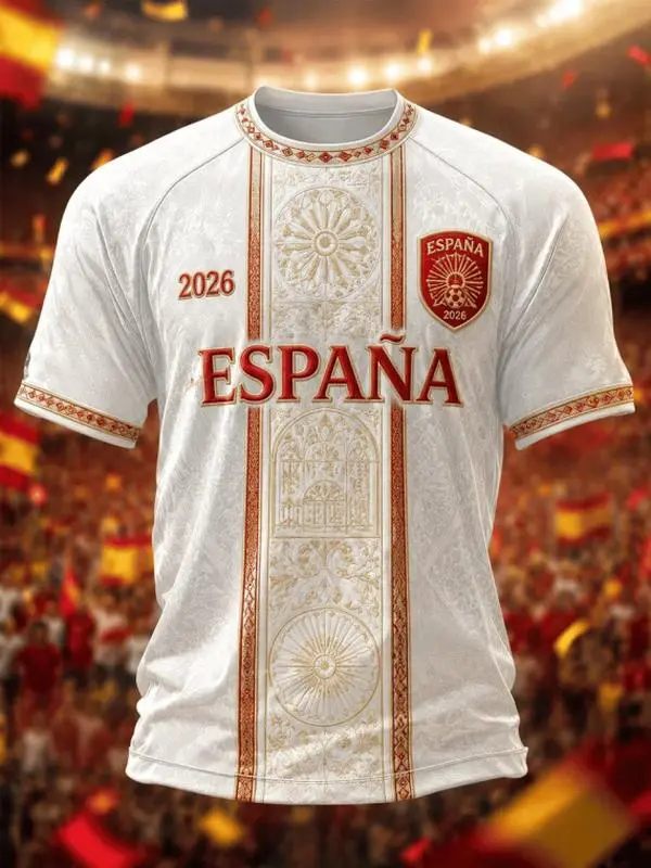 Spain T-Shirt Hoodie Sweatshirt HG Spain Football Fans Gift
