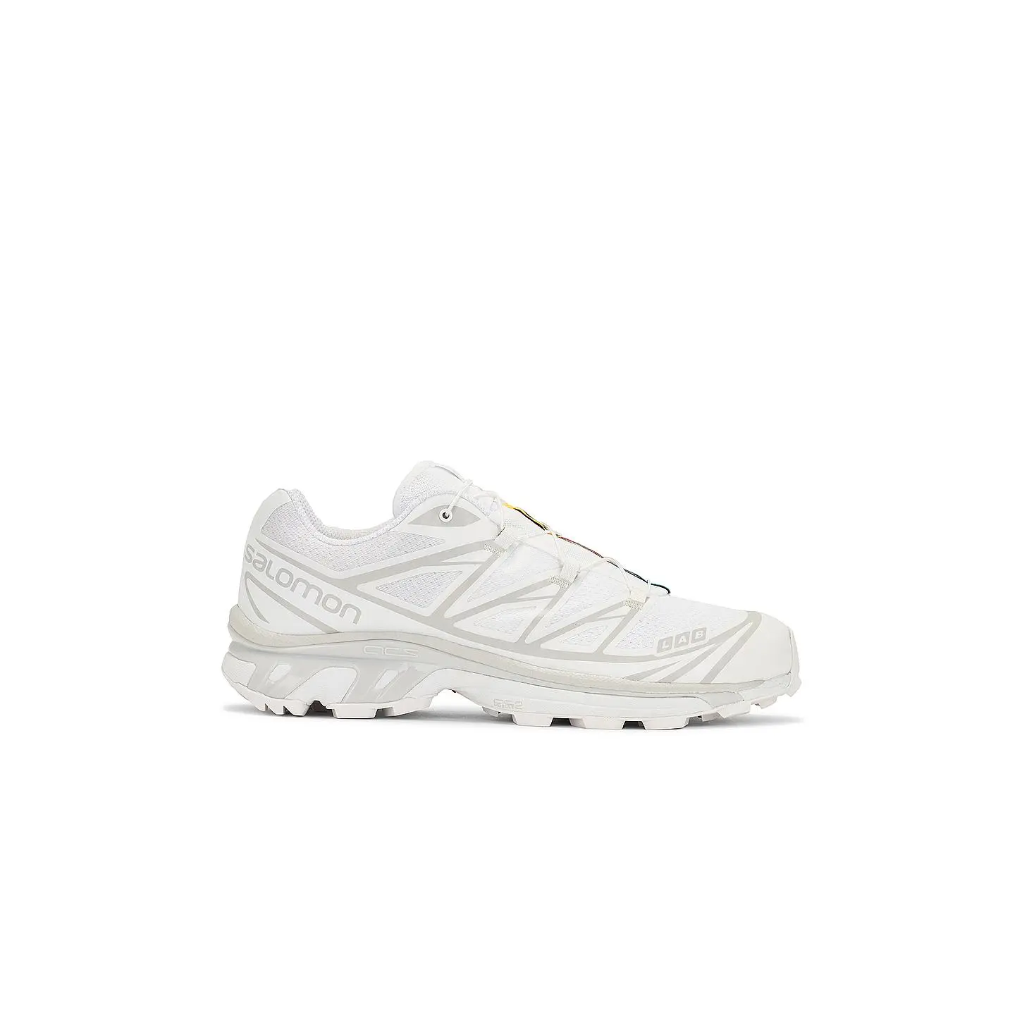 Salomon XT-6 Sneaker in White & Lunar Rock