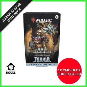 Tarkir: Dragonstorm Commander Deck - Abzan Armor (TDC) MTG Magic the Gathering