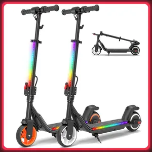 [Black Friday]I-k3 Max & I-k3 Pro Electric Scooter For Kids 200W/150W Motor 3-Level Height Adjustment, Dual Brakes, Colorful Lights, Smart Display & Ideal Gift for Kids Ages 6-14