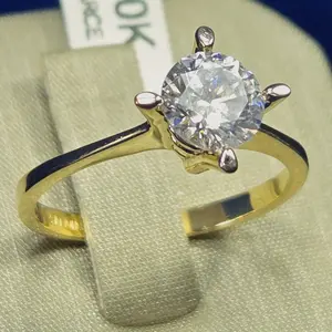 10K Anillo de Compromiso de Mujer
