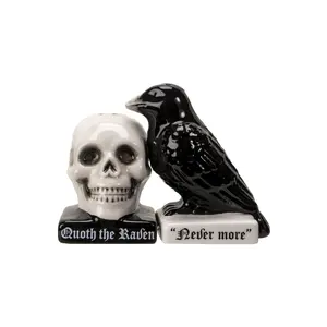 Quoth The Raven Salt & Pepper Shakers