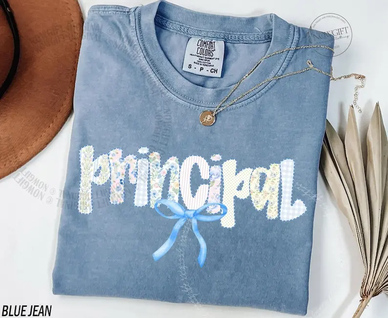 Comfort Colors® Principal T Shirt, Teacher's Day Gift, Gift for Principal, Teacher Appreciation Shirt, Best Teacher Shirt, Back To School,