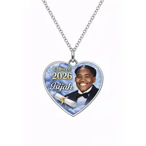 Graduation Necklace – Personalized Photo Necklace – Remembrance Jewelry Gift