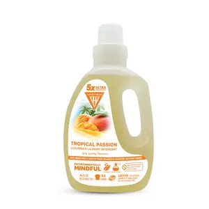 Hiketron 5X Ultra Concentrated | Long Lasting Scented Liquid Laundry Detergent | Removes Tough Stains | Machine Friendly | Tropical Passion