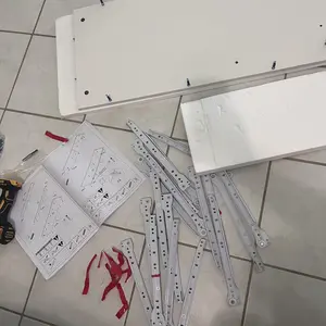 Dresser with LED Light, Modern Chest of Drawers for Closet, Wide Drawer Organizer Cabinet for Bedroom, Living Room, Entryway, Hallway, White/Black