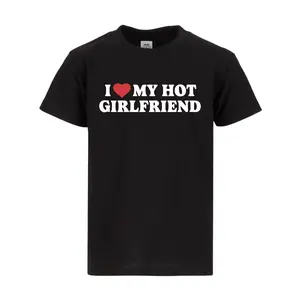 I Love My Girlfriend T-shirt, Valentines Day Joke Tshirt, Mens Womens Unisex Tshirt, I Heart My Girlfriend Tee