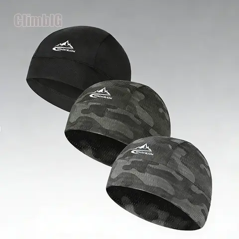Unisex 2pcs/3pcs Sports Outdoor Hats - Cycling Helmet Liner Caps, 3-Pack for Cycling, Quick-Drying Sweat-Wicking Skull Caps for Cyclists, Running, Summer Biking, UPF UV Protection, Comfortable Material