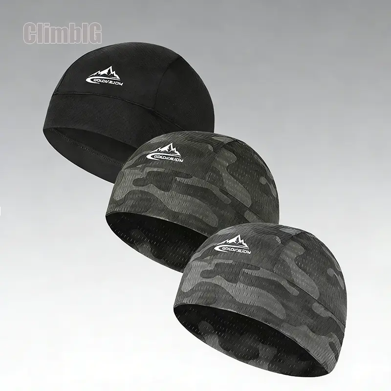 Unisex Breathable Cycling Helmet Liner Caps (2Pcs/3Pcs) - Sports Outdoor Hats, Sun Protection, UPF UV Shield, Sweat-Wicking Skull Caps for Cycling, Hiking, Summer Activities, 3Pcs/2Pcs, Running
