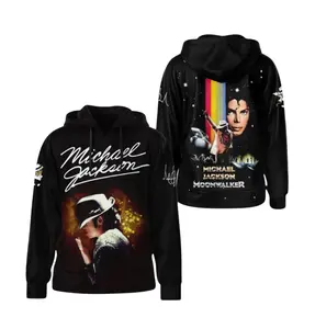 King of Pop MJ 3D Hoodie Vintage Style Unisex AOP All Over Print 3D Shirts