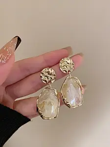 Irregular Geometric Design Dangle Earrings, Fashion Jewelry for Party, Daily Clothing Decor, Trendy All-match & Exquisite Jewelry for Birthday Gift