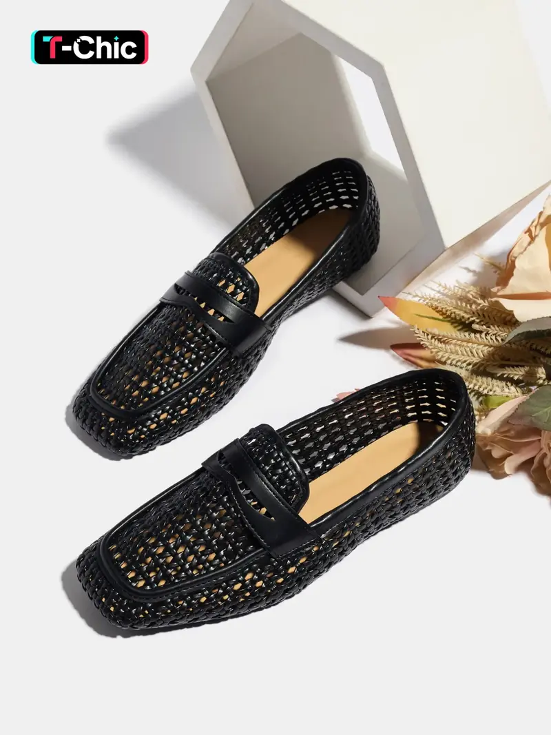 Women's Mary Jane Shoes, Summer Breathable Mesh Lace-Up Flats