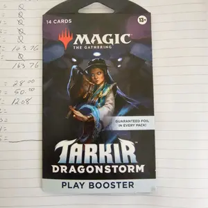 Magic The Gathering Tarkir Dragonstorm Play Booster Pack - 14 Cards with Guaranteed Foil in Every Pack for Collectors