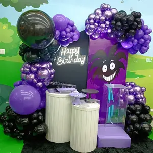 Balloon Garland Arch Kit, 82pcs Mixed Color Balloon with Balloon Arch Strip & Glue Dots, Latex Balloon for Wedding & Party & Birthday Decoration