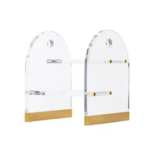 Odette Lucite Stool – by Alice Lane Home Collection – Step Stool – Blends Seamlessly into Closets and Pantries – Elegant & Timeless Design Style – Kitchens, Study, Library, & Office