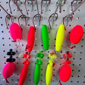 10pc variety Santee rigs 6/0 8/0 10/0 hooks 50lb line