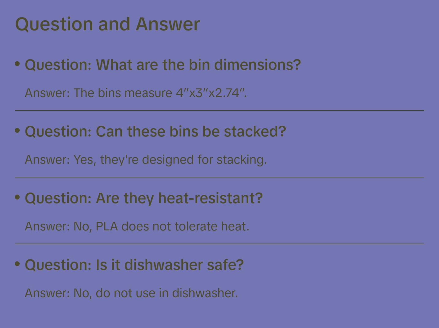 Mini Stackable Bins - Cute Mini Storage - Organizer - Desk Storage - Office - Office Gift