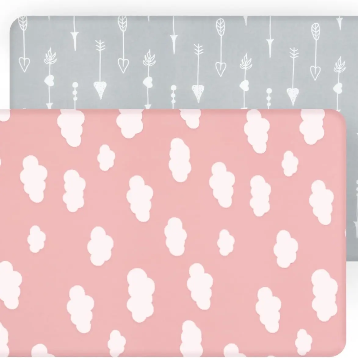 Pink Cloud & Grey Arrow