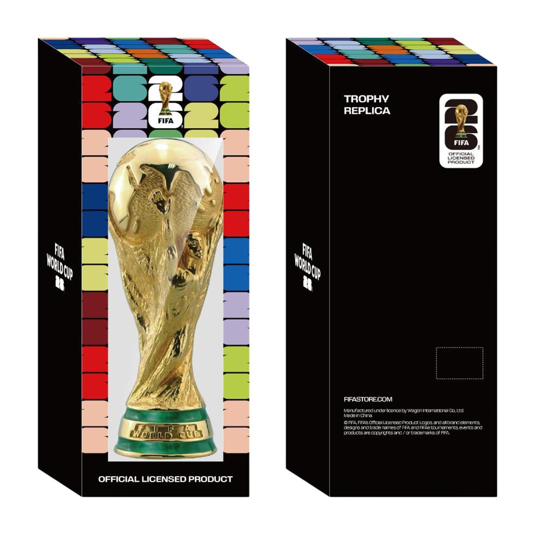 【Limited Edition】MINISO FIFA World Cup 2026 Series 135mm 3D Soccer Trophy Replica, Collectible Sports Fan Souvenir, Back To School
