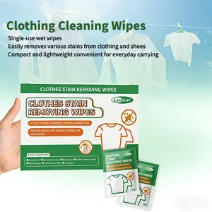 Instant Stain Remover Wipes, No Wash Required, Safe on Colorfast Washables, Travel & Baby Diaper Bag Essentials, Removes Grass, Coffee, Makeup & More, 30 Wipes