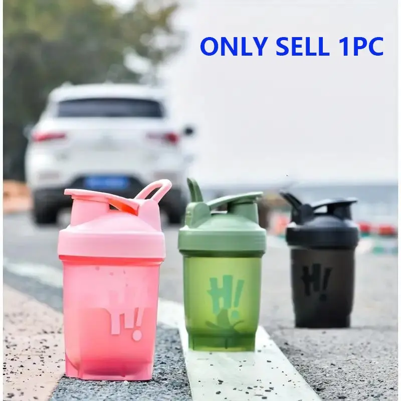 Portable Water Bottle, Non-Electric Blender Bottle, Leakproof Reusable Bottle, Sports Drinking Bottle for Protein Powder, Smoothies, Gym, Travel, Leakproof Twist Lid, Matte Finish, Home, Office, Outdoor, Fitness Gift, Leakproof Water Bottles
