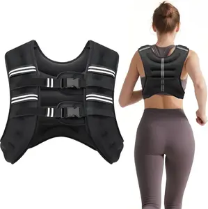 Weighted Vest 6lb-30 lbs for Woman Men, Bust Size Adjustable with Reflective Stripe for Walking Training Running & Cross Fit tiktokshopspringglowup#Summervibes