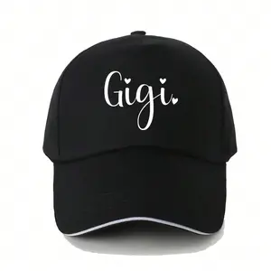 Fashionable GIGI Pattern Printed New Large Toe Elastic Adjustable Baseball Cap, Deep Top Wide Brim Large Toe Duck Tongue Hat, Outdoor Sports Travel Hat