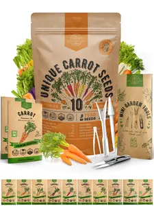 10 Unique Carrot Seeds Variety Pack