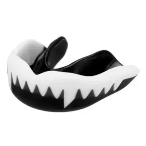 1-Piece EVA Cuttable Dual-Color Sports Mouthguard Boxing/Sanda Mouthguard Shark-Tooth Training Mouthguard Sports Mouthguard