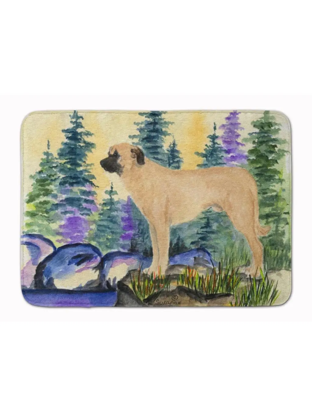 Carolines Treasures SS8012RUG Anatolian Shepherd Machine Washable Memory Foam Mat