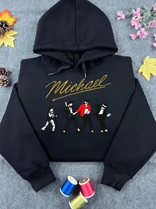Embroidered MICHAEL Sweatshirt, Movie 2026, Retro Pop King Embroidered Sweatshirt, Gift For Fan