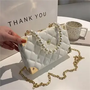 Royalty Pearl Clutch - Elegant Design with Pearl Detail, Ideal for Everyday Use