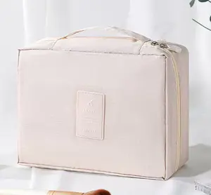 Multi-Functional Toiletry Bag for Women Large Capacity Travel Organizer with 4 Compartments Korean Version Makeup Pouch Portable & Versatile Storage Solution