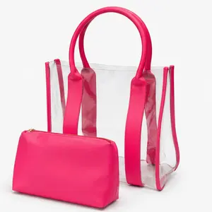 Pink Clear Tote Bag Pink Clear Tote Bag