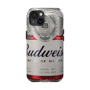 Budweiser Can Tough Phone Case for iPhone 15 14 13 12 11 Pro Plus Pro Max X XS XR