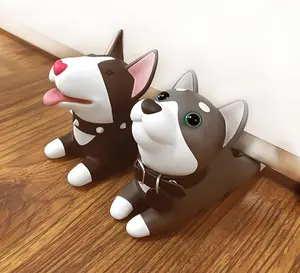 Door Stop, Cute Dog Door Stopper Door Gaps Husky Door Stop Decorative Door Stopper Animal Door Wedge for Home and Office