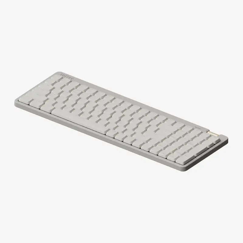 Lofree Flow Lite 100-Key Affordable Low-Profile Mechanical Keyboard - Rechargeable Wireless/Bluetooth/Wired Multi-Connectivity, 2.4G Receiver, Specter Switches, ABS Plastic, Volume Control, Built-In Flip-Out Kickstand, Customizable Keys & Macros, Wireless