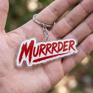 Funny Murrrder Meme TV Show Keychain, Acrylic Keychain Traitor