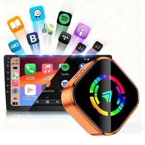 2026 Wireless carplay Adapter for iPhone/AndroidFast Connection,No Latency,Hands-Free Call wirelessadapter Electronic Charger carplay dongle