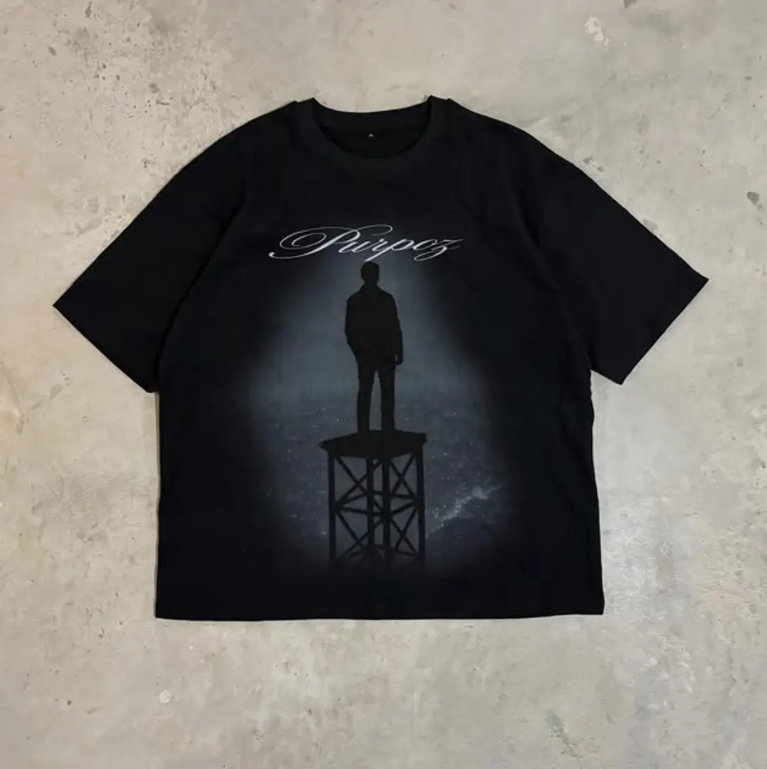 Purpose Silhouette T-Shirt, Gifts Shirt, Unisex Vintage Graphic Tees Gothic Grunge Y2k Emo Scene Amity Affliction Style Clothes Men Women Streetwear