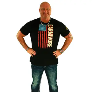 Carnivore Flag Athletic Menswear Tshirt
