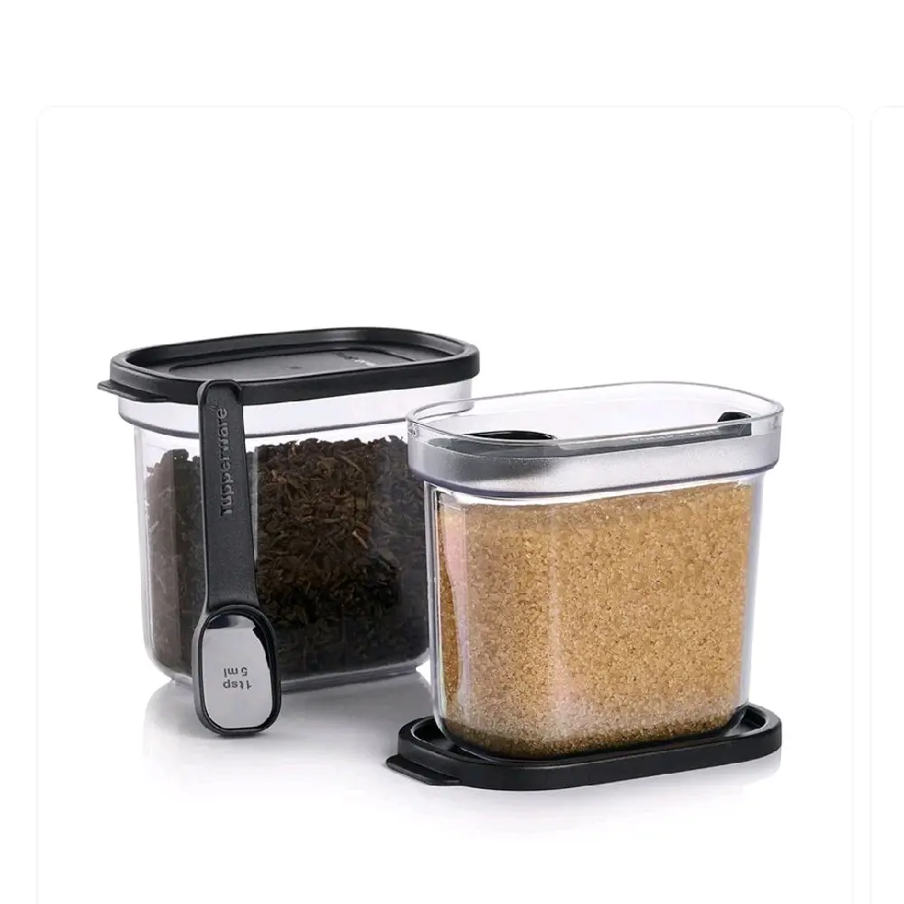 Set of 2 dry storage containers, 500 ml each