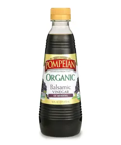 Pompeian Gourmet Organic Balsamic Vinegar, Non-Allergenic, Non-GMO, 16 Fl Oz