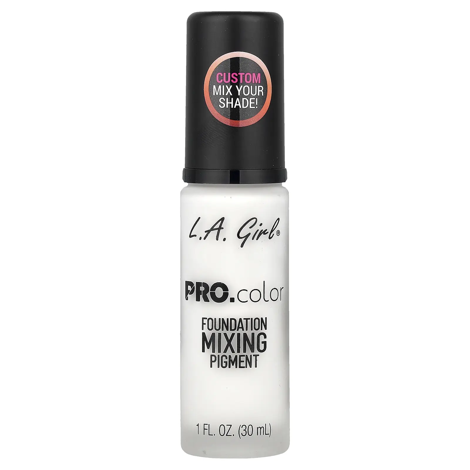 L.A. Girl PRO.color Foundation Mixing Pigment, GLM711 White , 1 fl oz (30 ml)
