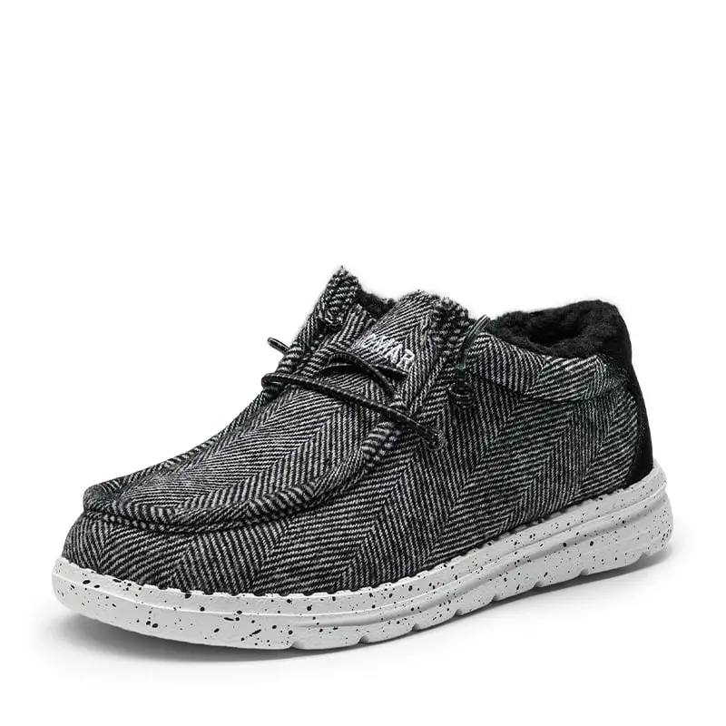 Bruno Marc Kid's Winter Slip-On Fur Loafer